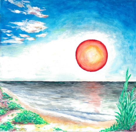 Strand zum Barfußlaufen